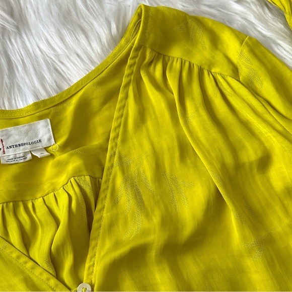 Anthropologie Liora Embroidered Button down Top XL - Picture 9 of 9
